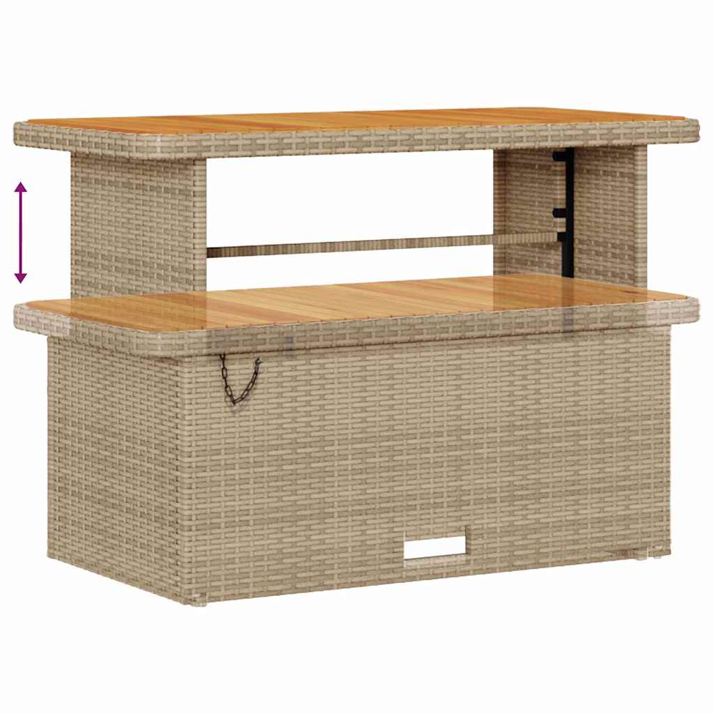 Garten-Sofa-Set 8 pcs Beige und Creme 110 x 55 x 71 cm